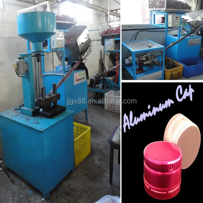 Aluminum Pilfer Proof ROPP Screw Cover Making Machinery China Supplier