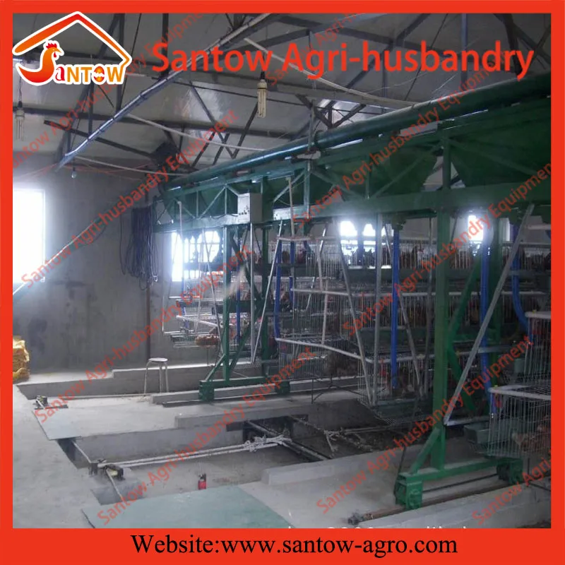 A frame chicken layer cages 3 tiers poultry cage wood chicken coop for Africa Nigeria Uganda Zambia Ghana