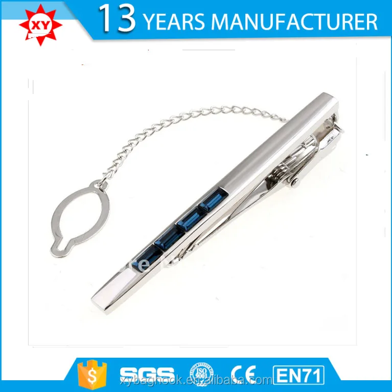 top design black and white men tie clip for cloth