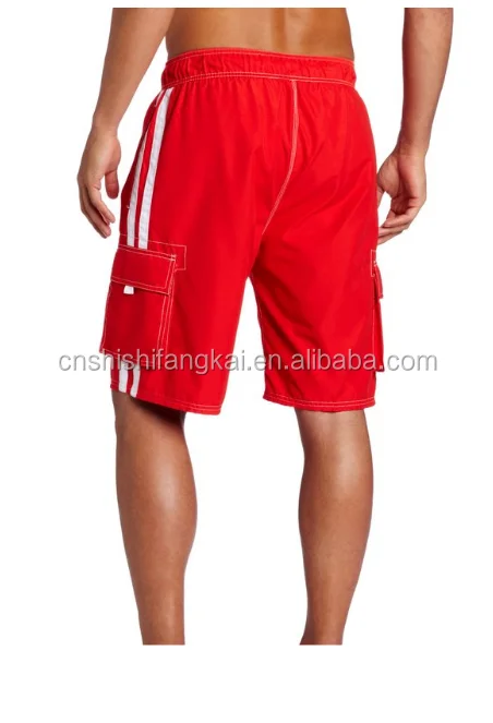 High quality grid printed 4 way stretch board shorts men swim short beach short boardshort skate short active short swimsuit bat