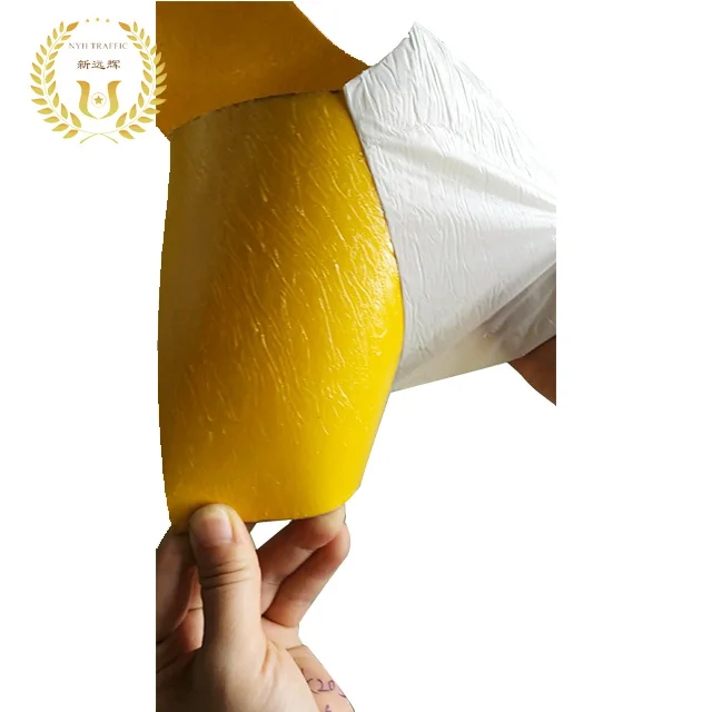 Factory Price Glass beads yellow reflective temporary road marking tape