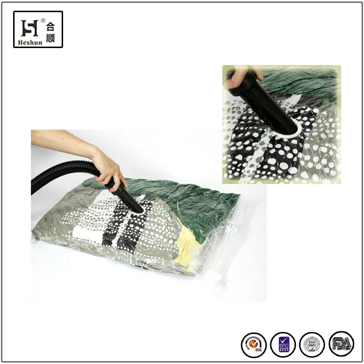 
Manufacture Plastic Space Saver Bag Vacuum-Seal Cube-Shaped Storage Bag 