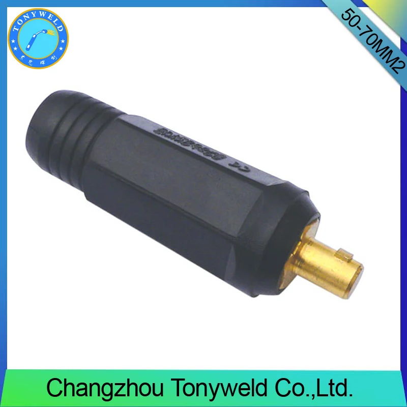 tig argon welding gun male cable joint 35-50