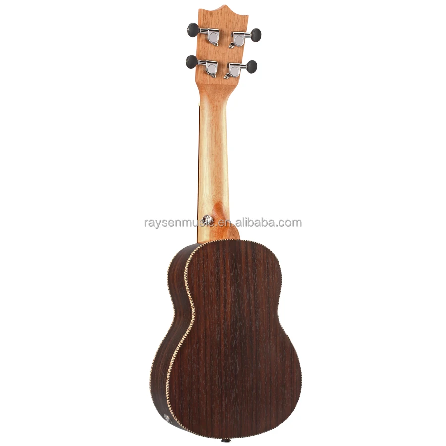 Rosewood Electric Ukulele concert Tenor size Children Toys Wooden Musical Instrument