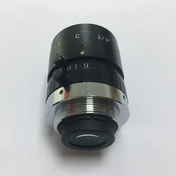 Объектив видеонаблюдения 35 мм, 2/3 дюйма, Fno 1,4 F1.4, 2 Мп, 35 мм