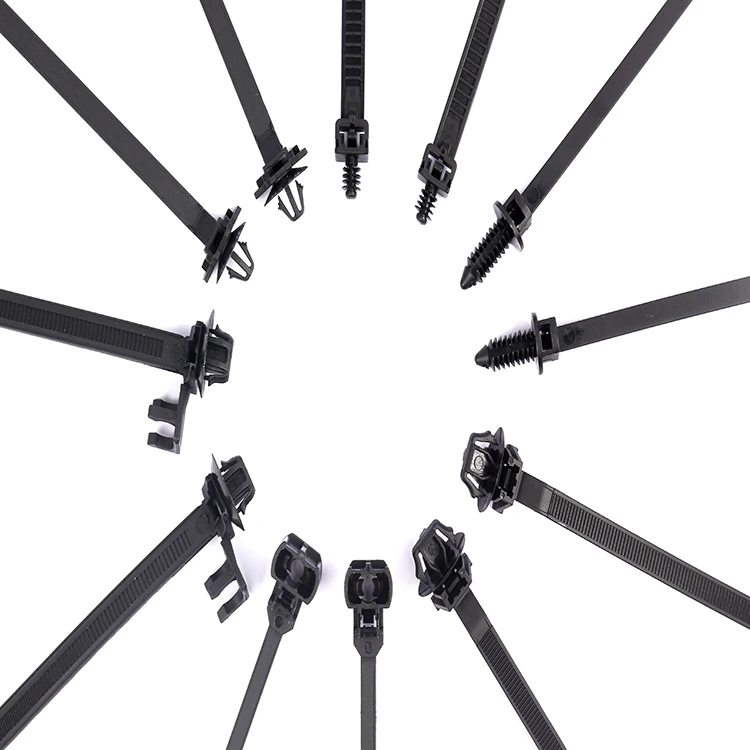 Rosh Compliance Automotive Part Products Auto Cable Tie For Wire Harness
