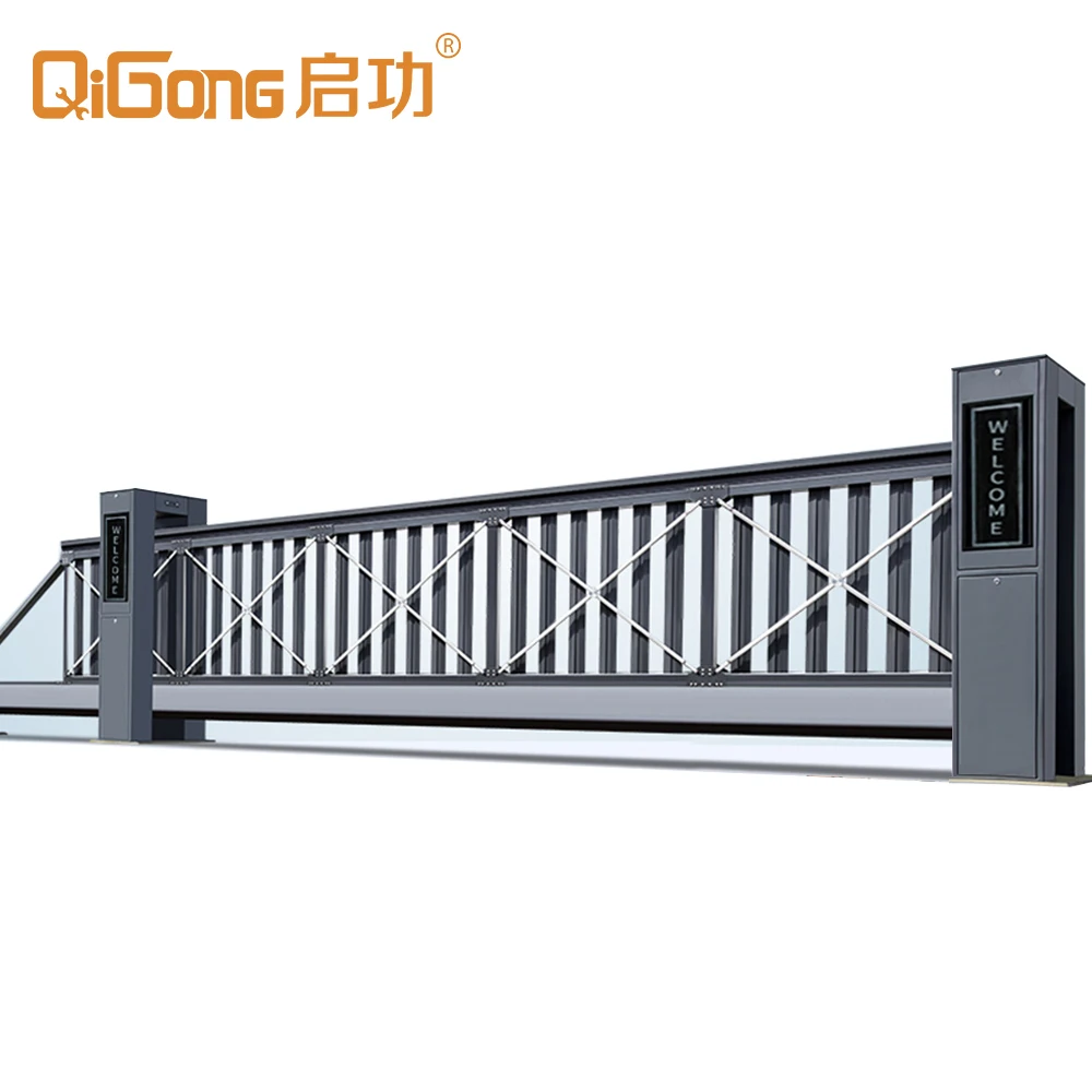 Aluminum alloy automatic Suspended cantilever sliding gate with remote control QG--L2080A