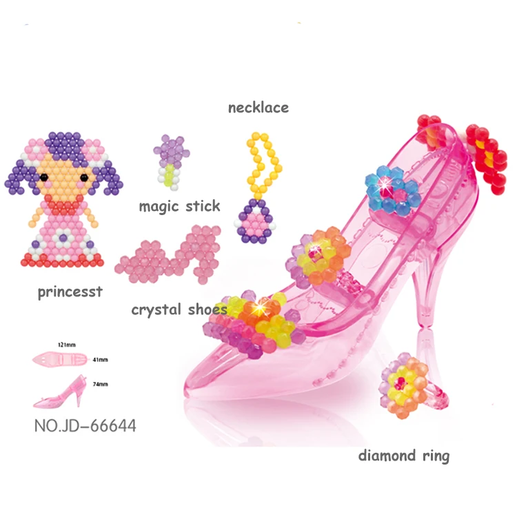 
Jandoon pop beads popular with girls high heeled shoes spray water fuse beads 