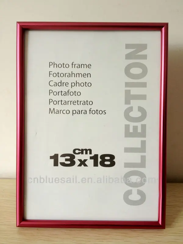 aluminum collection frame, colorful photo frame, red table photo frame