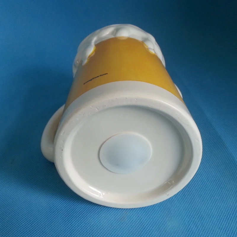 Customized Beer Mug Shape Ceramic Coin Saving Money Box custom made beer mug shape bottle money box