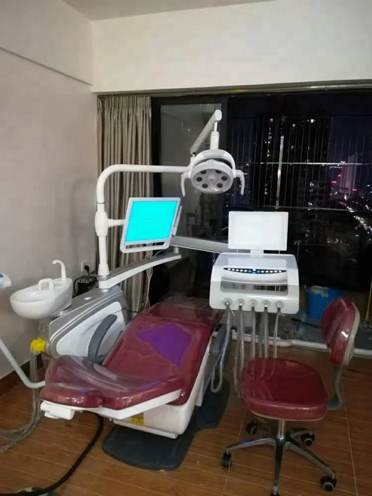 Implant Dental Chair with movable Unit Box Shadowless LED Lamp manufacturer DIRECTYLY Sale