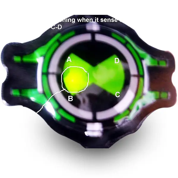 Красочные водонепроницаемый мигающий модуль схемы используемая часть на одежде