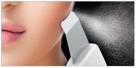 professional sonophoresis ems facial face ultrasonic ion skin scrubber peeling spatula beauty machine portable