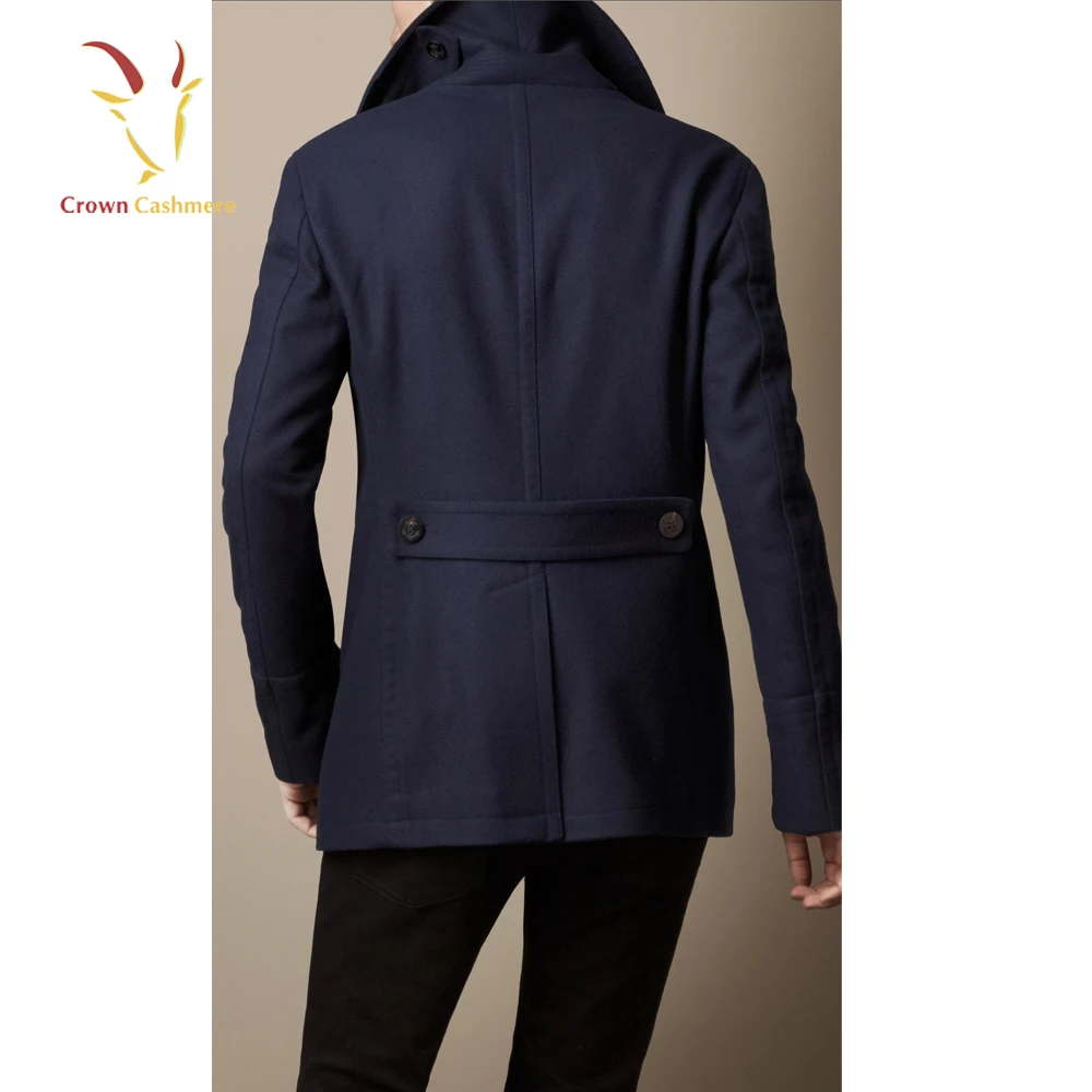 New Design Fashion Style Men Winter Wool Cashmere Woolen Coat