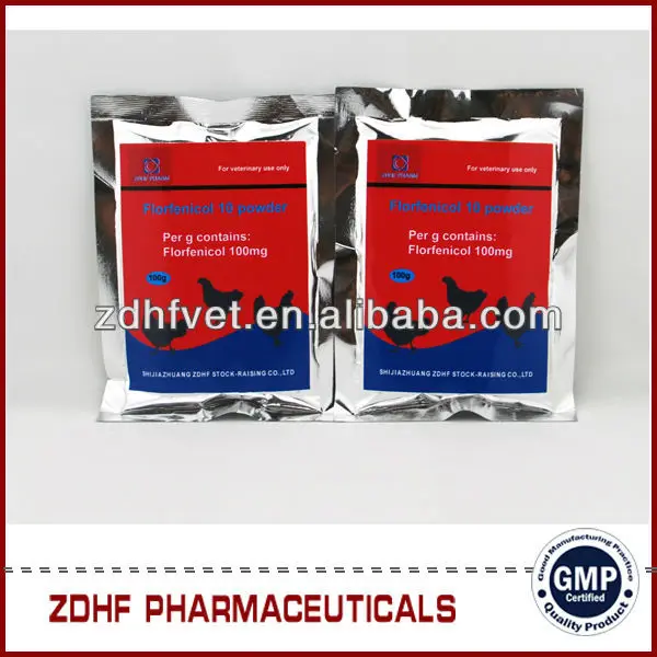 
antiboitic drugs 30% Flofenicol soluble powder for chicken broiler 