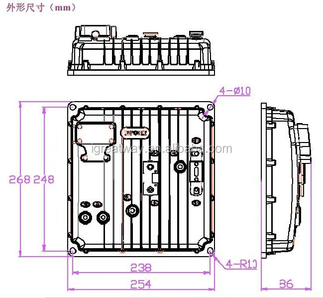 48V 400A brushed DC motor controller