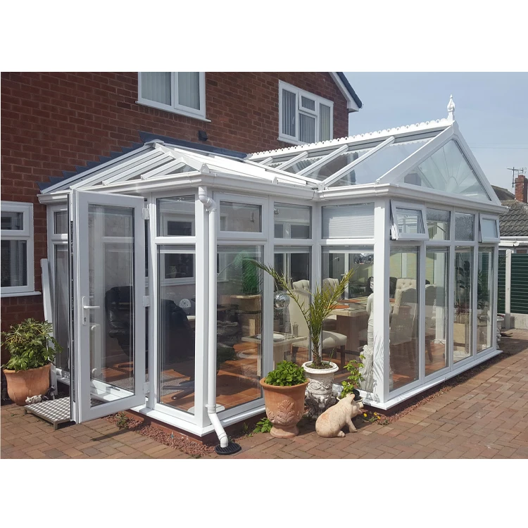 All Season Aluminum  Portable Sunroom House Custom Garden Outdoor Glass Room  Winter Garden Sunroom