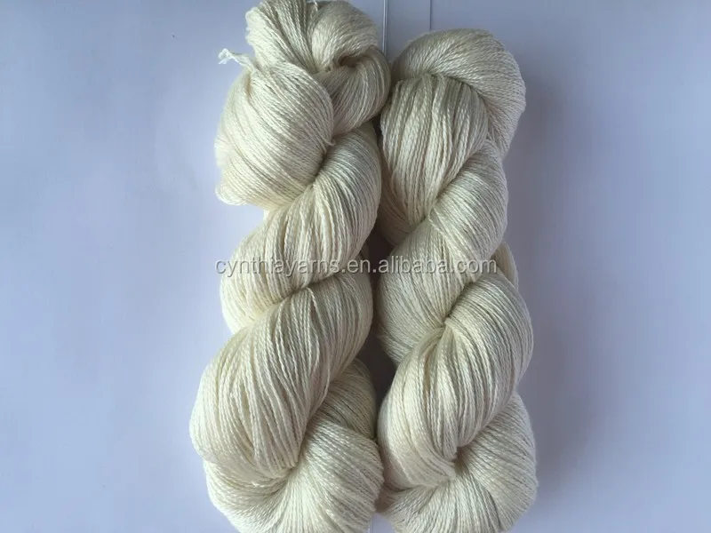 Top quality superwashed 50% silk 50%merino wool hand knitting yarn hot