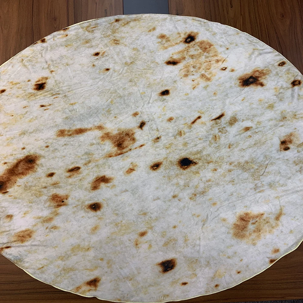 
Tortilla Blanket Burrito 60' Blanket-Corn and Flour Tortilla 60' Throw Hot selling 