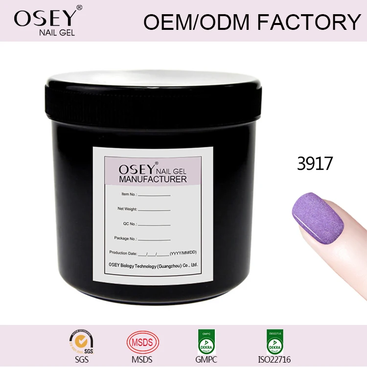 OSEY Nail Gel Factory Wholesale Bulk Package Three Steps Velvet Matte Color Gel Polish
