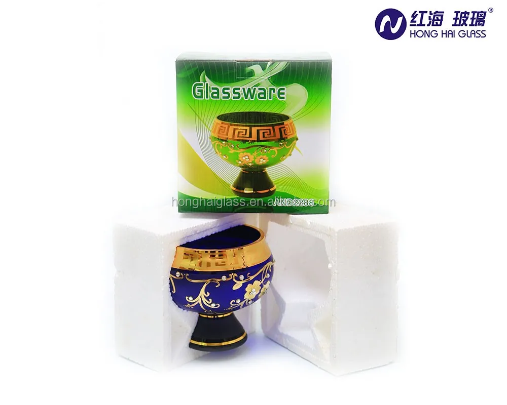 Hotsale home antique dinnerware glass nut fruit bowl crystal fruit bowl in Uzbekistan