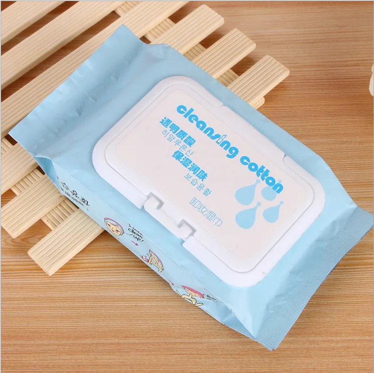 lady facial makeup remover wipes OEM wet wipes