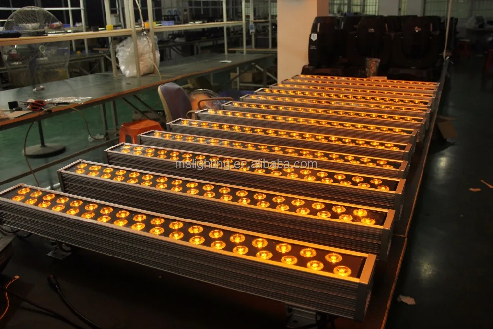 36*18W RGBWAUV 6IN1 Multi-Color LED Wall Washer LED Floor Light