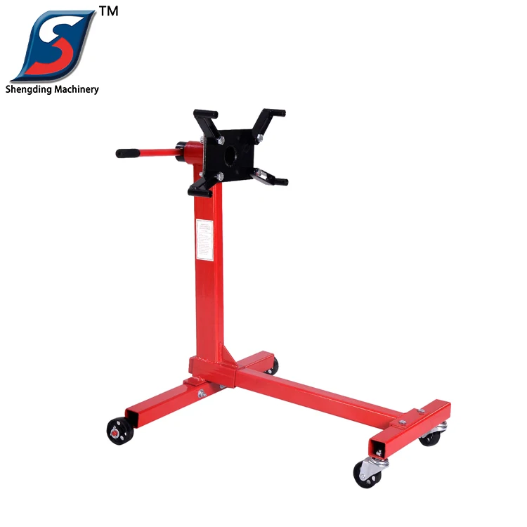 Workshop Heavy Duty Hydraulic Car Engine Rotator Stand for Sale