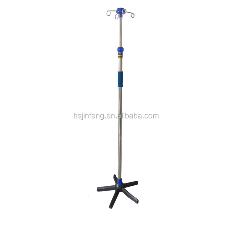 Medical hospital bed iv pole infusion iv stand