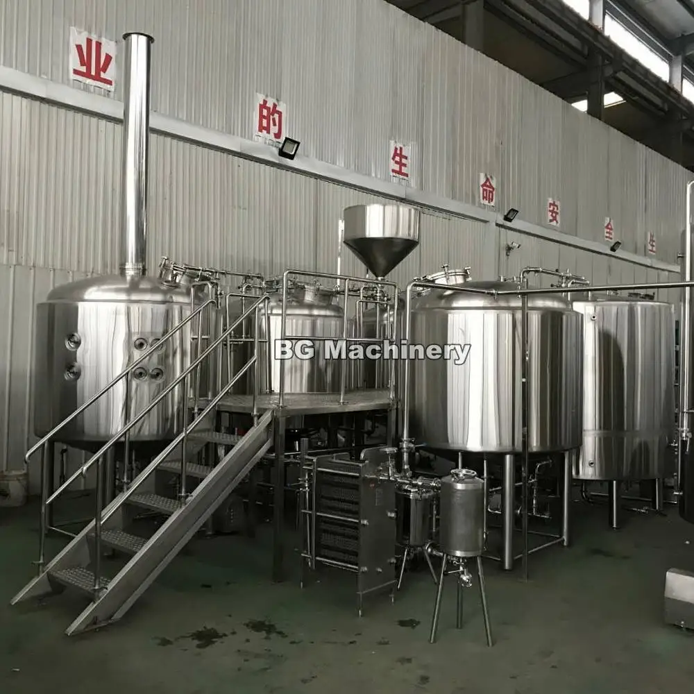 
15bbl Turnkey Project Customized Brewhouse From China Brewing Supplies 