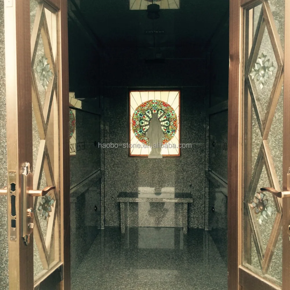 
Manufacturer Price Customized color and sizes Best service China Quarry Unique Six Crypts Granite Mausoleum Design For U.S.A. 