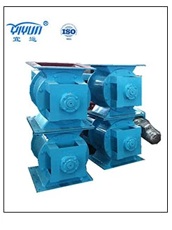 
Dust resistant square flange motorized rotary valve airlock for cement industry / low price rotary airlock valve 