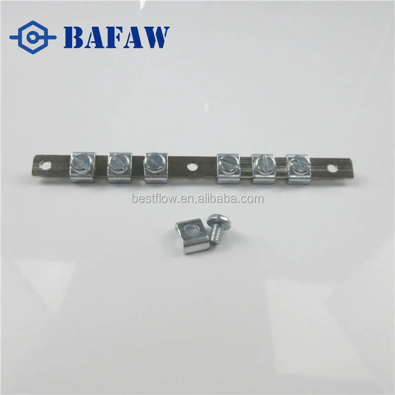 Steel terminal block, line electrical terminal strips