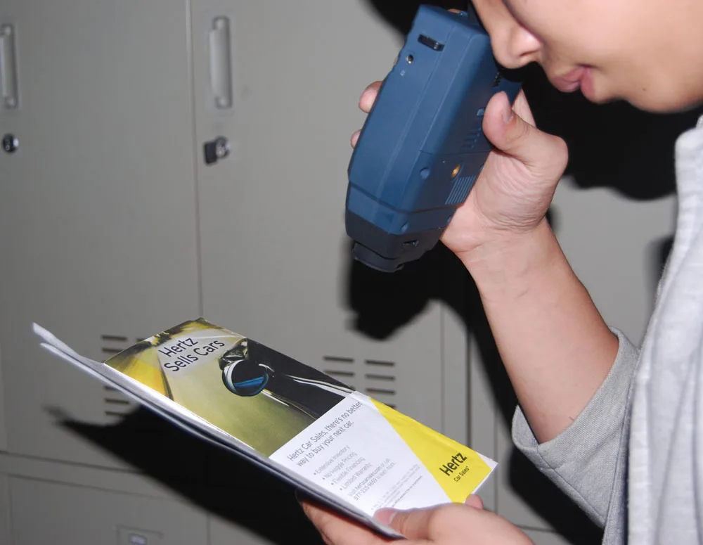 FG-FD300 Handheld IR laser illuminator 6X objective lens built-in LCD display digital night vision monocular scope