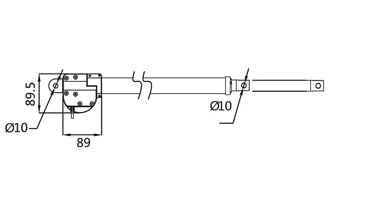 Electric chair/sofa/bed mechanism linear actuator