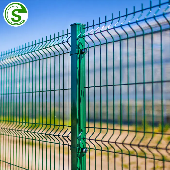 Commercial Galvanized Rigid Pvc Coated Welded Wire Mesh Fence For Boundary Wall 3d Fence
