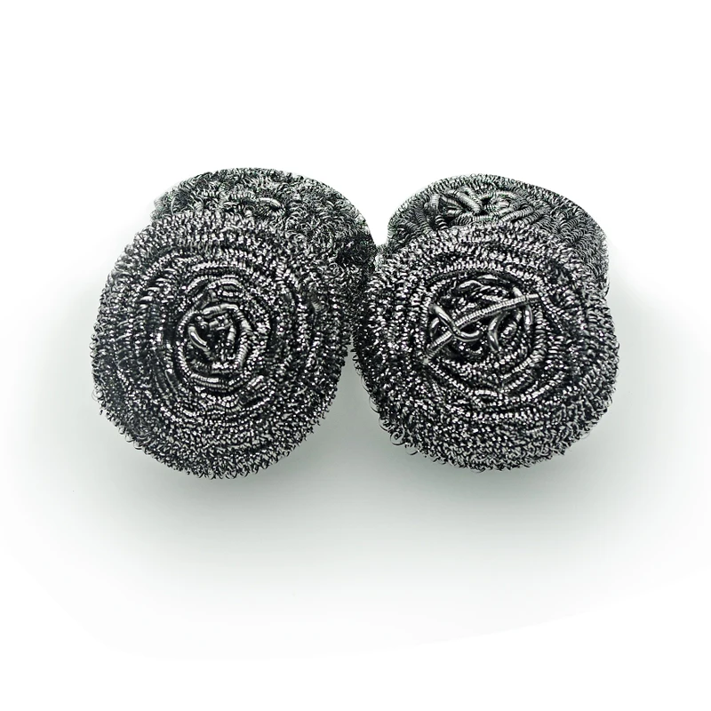Kitchen and pot cleaning stainless steel wire scourer metal scrubber