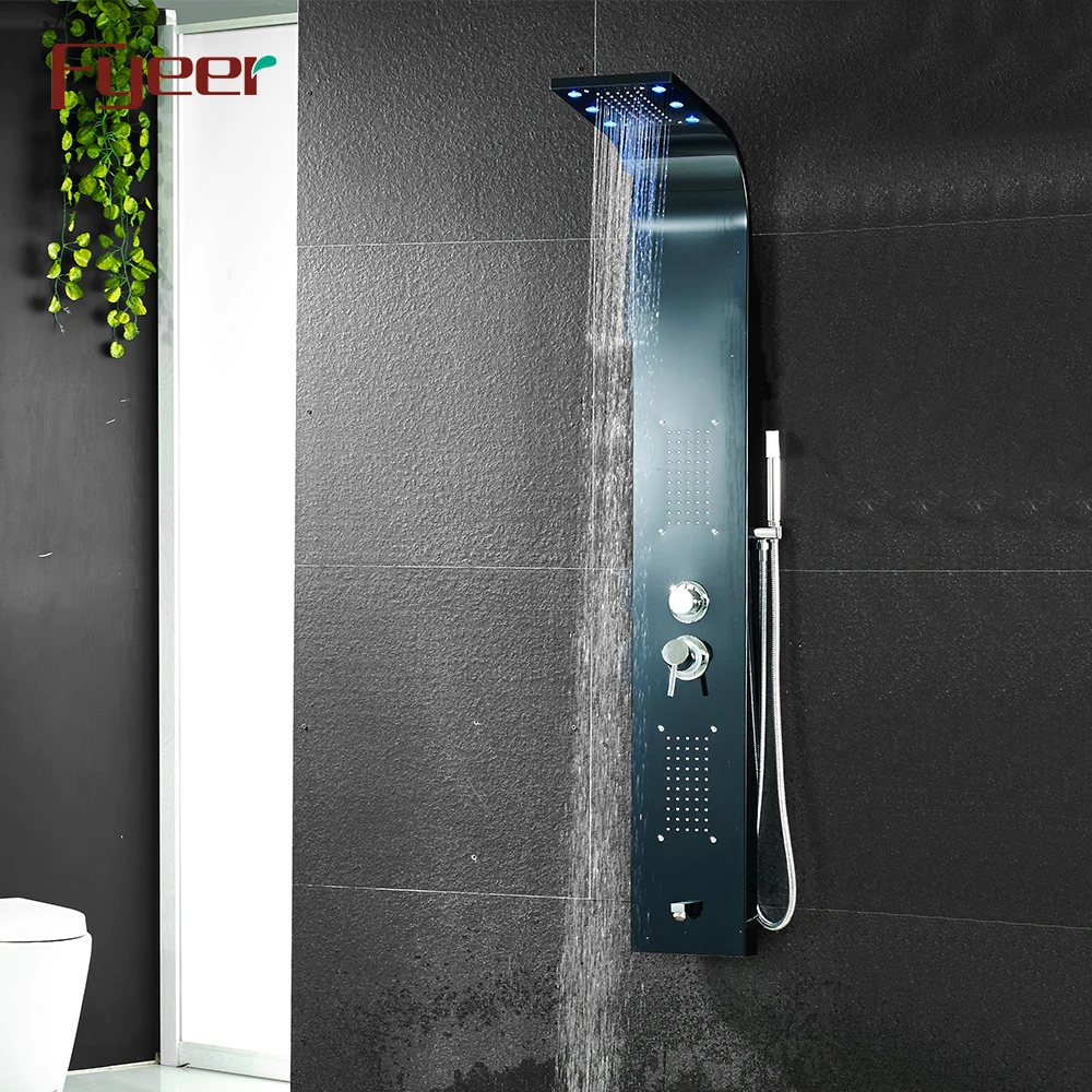 
Fyeer 2018 New Wall Shower Panel with LED Lights 