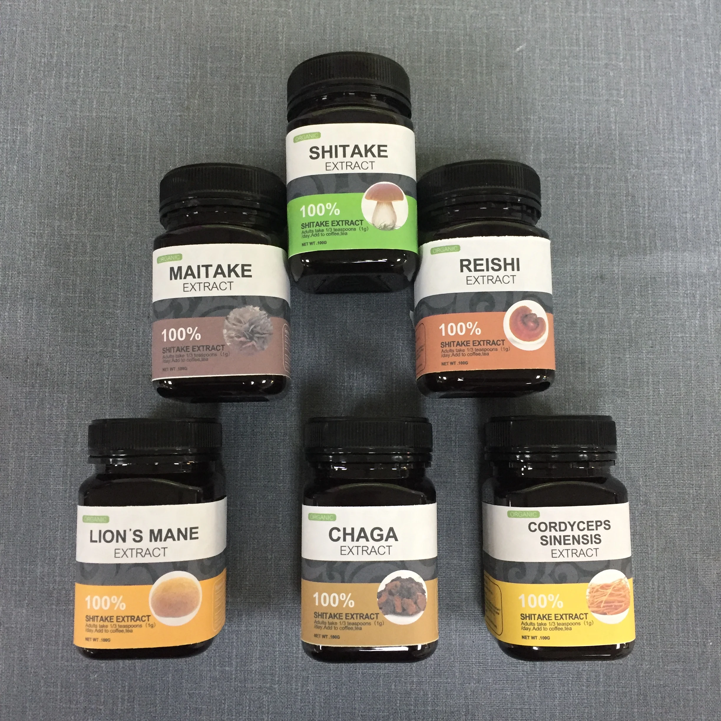 Органический гриб львиная грива, гериций, голова обезьяны, гриб эрнацеума, порошок экстракта 30:1