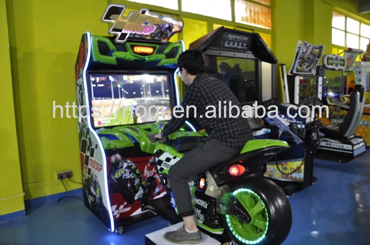 Indoor Coin Operated Championship Moto Bike Simulator Motorcycle Racing Car Game Arcade Machine