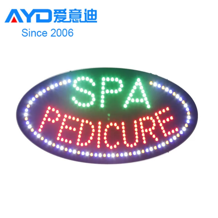 Spa Pedicure Deplicacion Shop LED Advertising Sign Acrylic LED Letter Display
