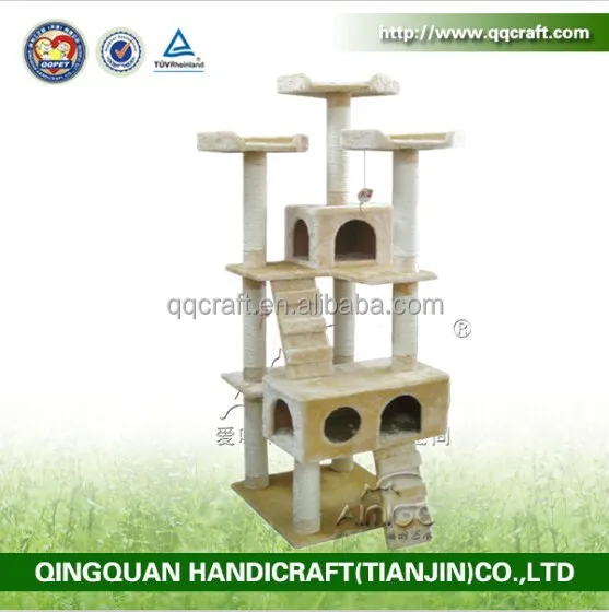 qqpet wholesale cat climbing rope ladder & sisal rope ladders for sale & cat tree climbing ladders