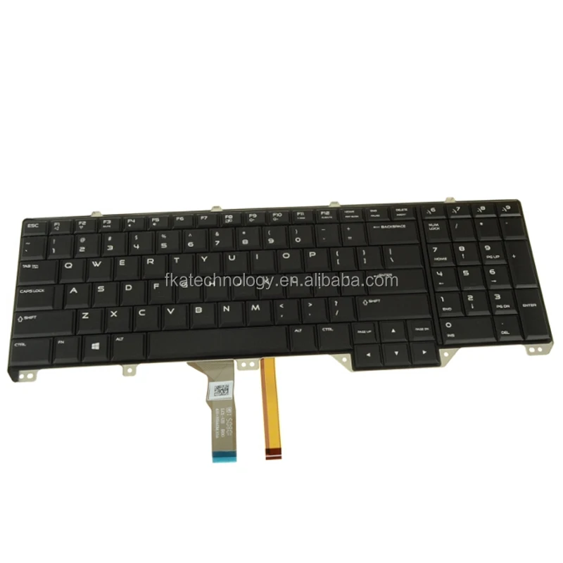 Original Keyboard For Alienware 17 R2 R3 Backlight Laptop Keyboard Assembly 2C6KH 02C6KH PK1318F1A00 NSK-LC1BC 01