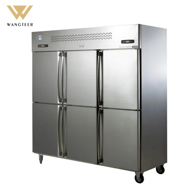 1000L Китай охладитель морозильник холодильник 4 дверей коммерческий холодильник
