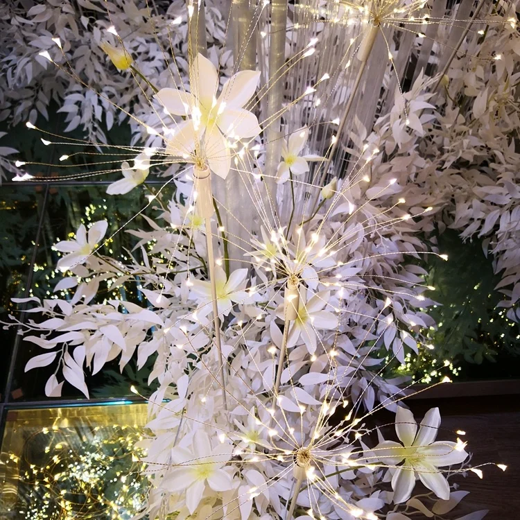 2019 latest wedding decorations fireworks ground pin lamp stage Decoration for wedding party event, christmas LED decoration