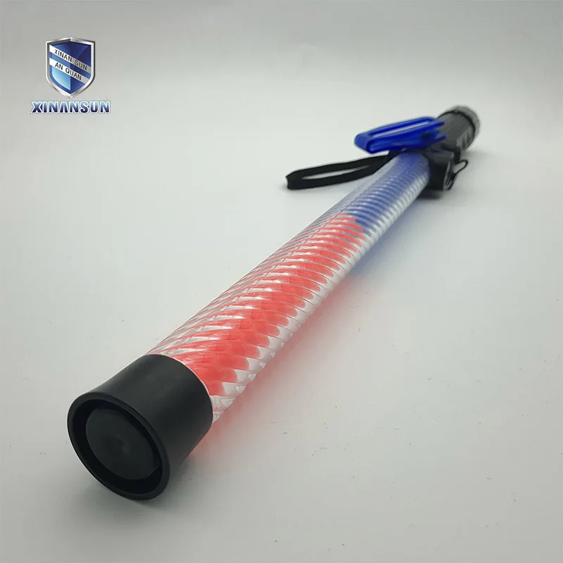 
guard traffic flashlight baton battery powered plastic hand baton 