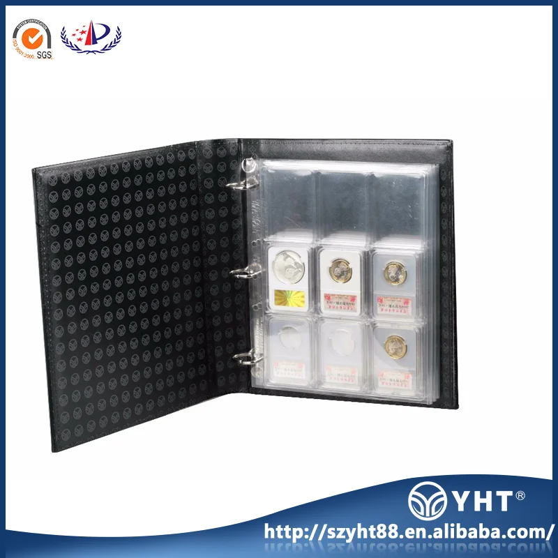 Бесплатные образцы, коллекционный Альбом для монет с прозрачными 4 страницами для 36 монет