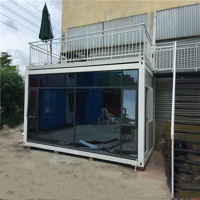 Luxury Modern Design Prefab Container House With Glass