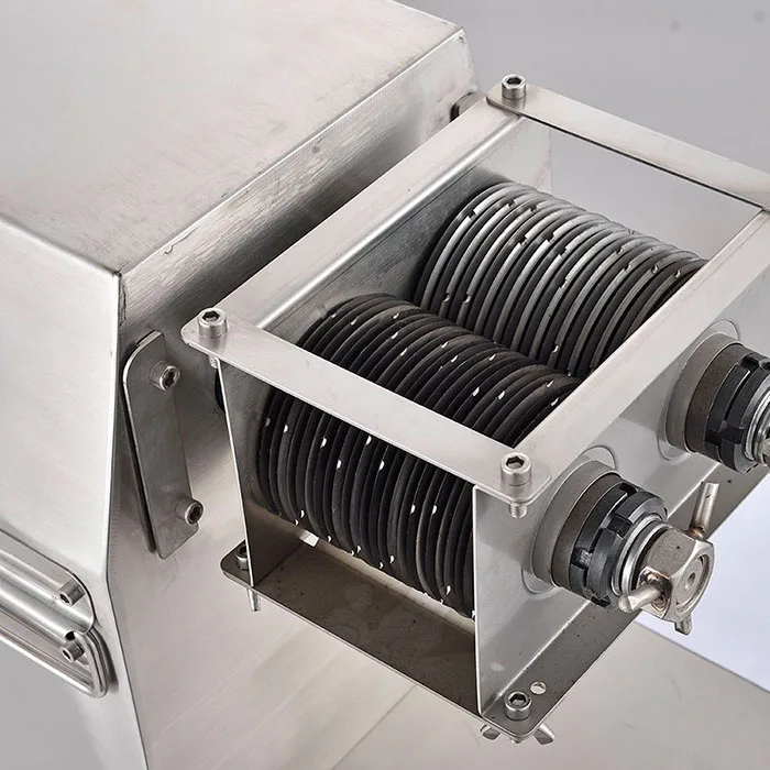 
Automatic Electric Chicken Meat Strips Slicer Slicing Cutting Machine 