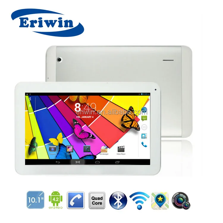 Eriwin Дешевые Таблетки 10 дюймов A33 Tablet PC Quad Core Android Tab Q88 Android Tablet